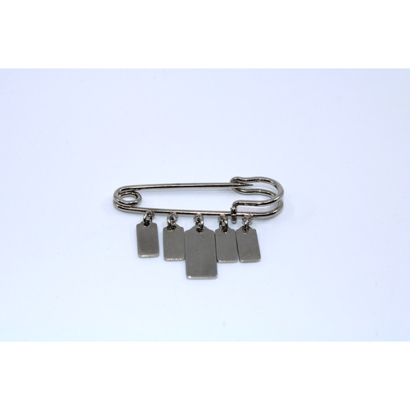 A2 NEW NWoB COACH Kilt Brooch Enamel Hangtag Charm Pin Multi Color - Picture 3 of 3